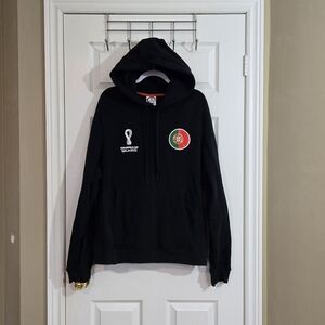 FIFA World Cup Original Men’s Hoodie Sweatshirt ~ Portugal ~ Sz. XXL (2XL)~Black